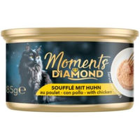 Produktbild von MOMENTS Diamond Nassfutter Katze Adult Mousse Huhn und Thunfisch getreidefrei 12x85 g - 12 x 85 g