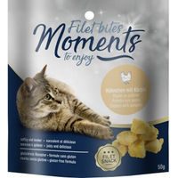 Produktbild von MOMENTS Filet Bites Huhn und Kürbis Leckerli 50 g