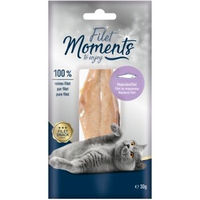 Produktbild von MOMENTS Filet Snack Makrele Leckerli für Katzen Adult 10x30 g - 10 x 30 g