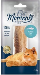 MOMENTS Filet Snack Thunfisch Leckerli für Katzen Adult 10x30 g - 10 x 30 g – Bild 1 von 2