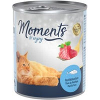 Produktbild von MOMENTS Katzen-Leckerli Adult Pazifikthunfisch Filets 6 x 220g ohne Farb- und Aromastoffe - 6 x 220 g