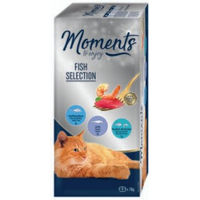 Produktbild von MOMENTS Katzen Nassfutter Adult Filets Geschmacksvielfalt aus dem Wasser getreidefrei 9x70g - 9 x 70 g