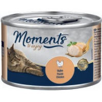 Produktbild von MOMENTS Katzen Nassfutter Adult Huhn Filets Getreidefrei 6x140 g - 6 x 140 g