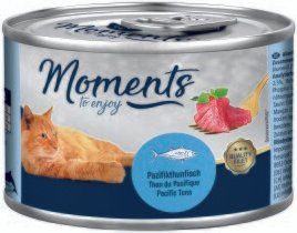 Produktbild von MOMENTS Katzen Nassfutter Adult Pazifikthunfisch Filets getreidefrei 12x140 g - 12 x 140 g