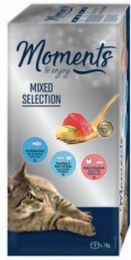 MOMENTS Katzen Nassfutter Geschmacksvielfalt mit Huhn und Thunfisch mit Gemüse getreidefrei für adulte Katzen 9x70g - 9 x 70 g – Bild 1 von 3