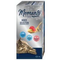 Produktbild von MOMENTS Katzen Nassfutter Geschmacksvielfalt mit Huhn und Thunfisch mit Gemüse getreidefrei für adulte Katzen 9x70g - 9 x 70 g