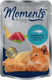 MOMENTS Katzenfutter Adult Atlantik-Thunfisch Filets ohne Farb- und Aromastoffe 12x70 g - 12 x 70 g – Bild 1 von 3