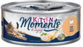 MOMENTS Kitten Huhn Filets getreidefrei 12x70g - 12 x 70 g – Bild 1 von 2