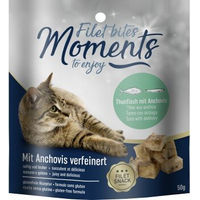 Produktbild von MOMENTS Leckerli Filet Bites Thunfisch und Sardellen 50 g