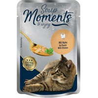 Produktbild von MOMENTS Soup Nassfutter Katze Adult Huhn 24x40 g - 24 x 40 g