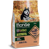 Produktbild von Monge Bwild Adult Trockenfutter für Hunde mit Lachs und Huhn Getreidefrei 12 kg - 12 kg