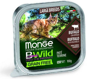 Monge BWild Kitten Pastete mit Büffel Schwein und Huhn getreidefrei 100g - 100 g – Bild 1 von 2