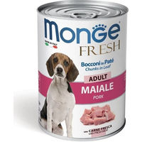 Produktbild von Monge Fresh Dog Adult Hundepaté Schwein ohne Zuckerzusatz 400g - 400 g