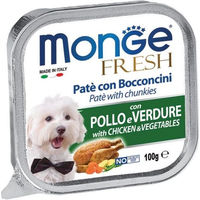 Produktbild von MONGE Fresh Dog Pastete Huhn 100 g ohne Farb- und Aromastoffe