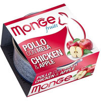 Produktbild von Monge Fruits Katzen Nassfutter Adult Huhn mit Apfel 80 g - 80 g