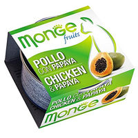 Produktbild von Monge Fruits Katzen Nassfutter Adult Huhn und Papaya 80 g ohne Farb- und Konservierungsstoffe - 80 g