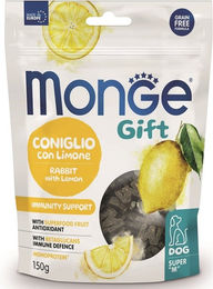Monge Gift Funktionssnack Kaninchen mit Zitrone für Hunde Adult 150 g – Bild 1 von 1