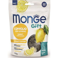 Produktbild von Monge Gift Funktionssnack Kaninchen mit Zitrone für Hunde Adult 150 g
