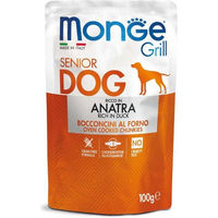 Produktbild von Monge Grill Dog Senior Hundeweiche mit Ente 100 g