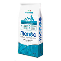 Produktbild von Monge Hypoallergenic Hundefutter Adult Lachs und Thunfisch 12 kg - 12 kg