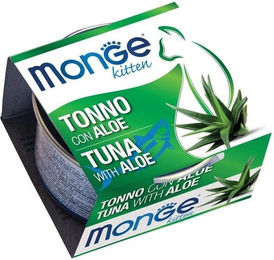Produktbild von MONGE Kitten Thunfisch mit Aloe Stückchen in Gelee 80 g