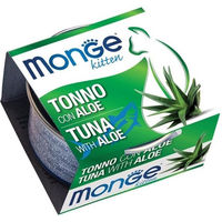 Produktbild von MONGE Kitten Thunfisch mit Aloe Stückchen in Gelee 80 g
