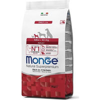 Produktbild von Monge Mini Adult Hundefutter für kleine Rassen mit Huhn Lachs und Fisch 800g - 800 g