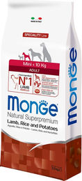 Produktbild von Monge Mini Adult Hundefutter Lamm Monoprotein ohne Konservierungsstoffe 2 x 7,5 kg - 2 x 7,5 kg