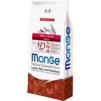Produktbild von Monge Mini Adult Hundefutter Lamm Monoprotein ohne Konservierungsstoffe 2 x 7,5 kg - 2 x 7,5 kg