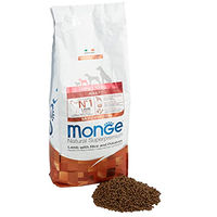Produktbild von Monge Mini Adult Trockenfutter für Hunde mit Lamm Monoprotein ohne Farb- und Aromastoffe 7,5 kg - 7,5 kg