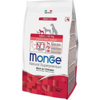 Produktbild von Monge Mini Puppy Welpenfutter Kroketten mit Huhn Lachs und Fisch 800g - 800 g