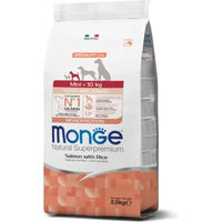 Produktbild von Monge Mini Welpenfutter Lachs und Reis Monoprotein Sensitive 2,5 kg