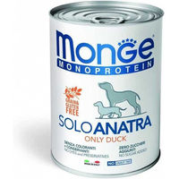Produktbild von MONGE Monoprotein Solo Hund Pastete Pute Adult 400 g