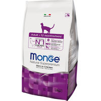 Produktbild von Monge Natural Cat Adult Katzenfutter Huhn oder Fisch 1,5 kg Beutel ohne Farb- und Aromastoffe - 1,5 kg