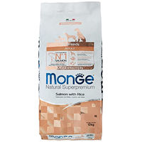 Produktbild von Monge Natural Superpremium Adult Hundefutter Lachs & Reis 12 kg - 12 kg