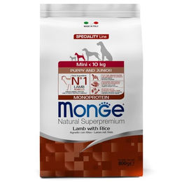 Monge Natural Superpremium Adult MINI Hundefutter mit Lamm für kleine Rassen 800 g - 800 g – Bild 1 von 2