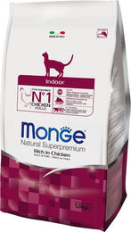 Monge Natural Superpremium Indoor Rich Huhn Nassfutter für erwachsene Hauskatzen 1,5 kg - 1,5 kg – Bild 1 von 2
