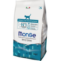 Produktbild von Monge Natural Superpremium Kitten Trockenfutter Huhn oder Fisch 1,5 kg - 1,5 kg