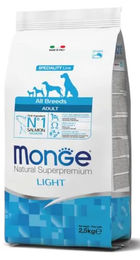 Monge Natural Superpremium Light Hundefutter Lachs & Reis für Adult 12 kg - 12 kg – Bild 1 von 2