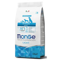 Produktbild von Monge Natural Superpremium Light Hundefutter Lachs & Reis für Adult 12 kg - 12 kg