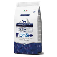 Produktbild von Monge Natural Superpremium Medium Senior Hundetrockenfutter Huhn ohne Farb- und Konservierungsstoffe 12 kg - 2 x 12 kg