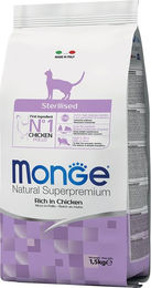 Produktbild von Monge Sterilized Cat Huhn Light zur Gewichtskontrolle 2 x 1,5 kg - 2 x 1,5 kg