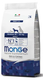 Monge Super Premium Adult Hundefutter Mittel mit Huhn und Fisch 12 kg - 12 kg – Bild 1 von 2