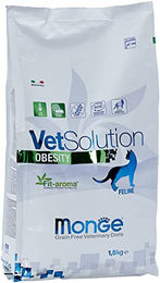 Monge Veterinary Solution Chat Obesity Diätfutter zur Gewichtsreduktion für Katzen 1,5 kg – Bild 1 von 3