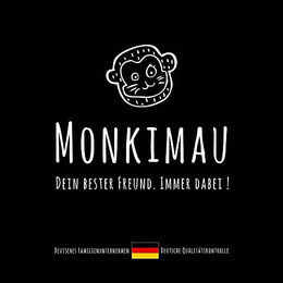 Monkimau Atmungsaktives Hundegeschirr mit Leine aus Mesh und Nylon für kleine Hunde und Katzen in Orange-Blau Größe L - 150 cm – Bild 1 von 7