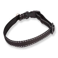 Produktbild von Monkimau Hundehalsband aus Nylon für mittelgroße und große Hunde wasserabweisend Schwarz - 1 Stk.
