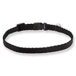 Monkimau Hundehalsband für kleine Hunde und Welpen aus Nylon in Schwarz wasserabweisend Größe S - 1 Stk. – Bild 1 von 6