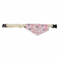 Produktbild von Monkimau Hundehalsband mit Baumwoll-Halstuch Elefanten-Motiv Bunt Größe M