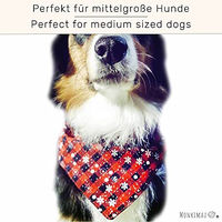 Produktbild von MONKIMAU Hundehalstuch für große Hunde aus Baumwolle in Weiß