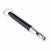 Produktbild von Monkimau Hundepfeife aus Edelstahl für das Hundetraining in Schwarz mit einstellbarer Hochfrequenz - 1 Stk.